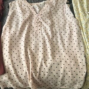 Pink blouse with hearts